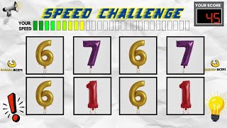 Download Lagu Slow to Fast Say The Word On Beat Speed Challenge 83 | SPEED EDITION | Easy Medium Hard | Fast MP3