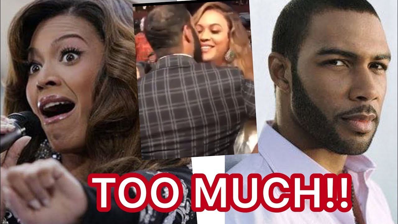Beyoncé Awkward Kisses With Power Actor Omari Hardwick - YouTube