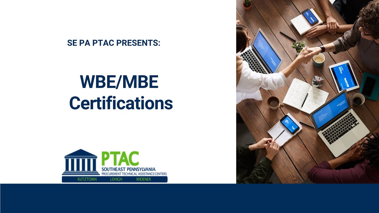 WBE/ MBE Certification - YouTube