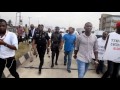 Fatai Owoseni, Lagos police commissioner joins protest