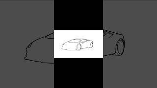 How to draw a LAMBORGHINI HURACAN EVO RWD 2025 (step by step)