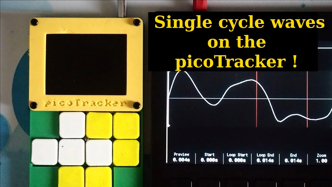 The trick to using single cycle waves on the picoTracker.