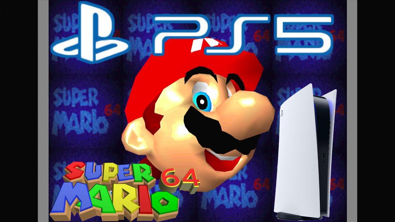 Mario 64 Fully Playable on PS5 6.50 & ps4 10.01 
