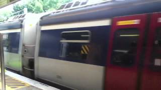 港鐵列車（E116-E76）離開上水站