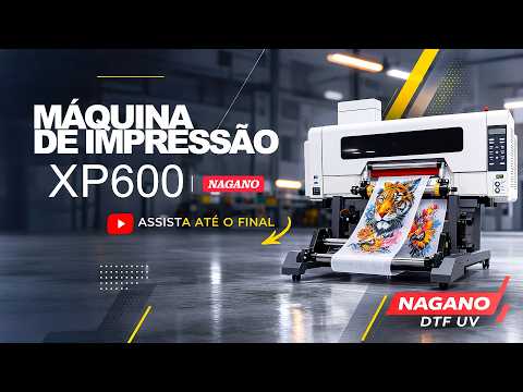 ミンホページ Maquina de Impressão DTF UV 30Cm 2 Cabeças XP600 - Nagano - YouTube
