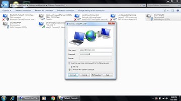 Configure L2TP VPN for Windows 7