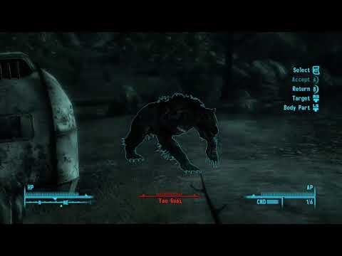 Fallout 3: Deathclaws In Space!!(Glitch)