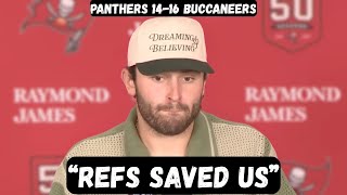 Baker Mayfield Thanks Refs After Win - Post Game Press Conference - Panthers Vs Buccaneers