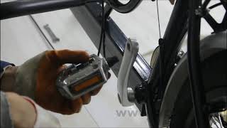 No.15 Jxcycle coffee bike assemble the pedals