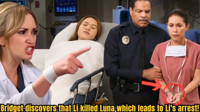 FINALLY LI ARRESTED! Li is arrested after Bridget discovers that Li killed  Luna! B&B UPDATE - YouTube