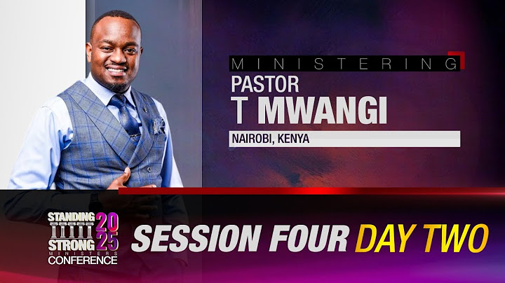 STANDING STRONG MINISTERS  CONFERENCE 2025 - DAY 2 SESS 3