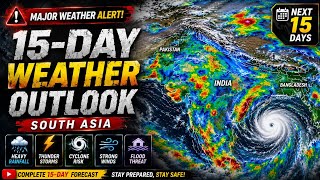🚨 GFS Predicts Major Weather Changes | Next 15 Days South Asia Forecast #gfs #weatherforecast #asia 
