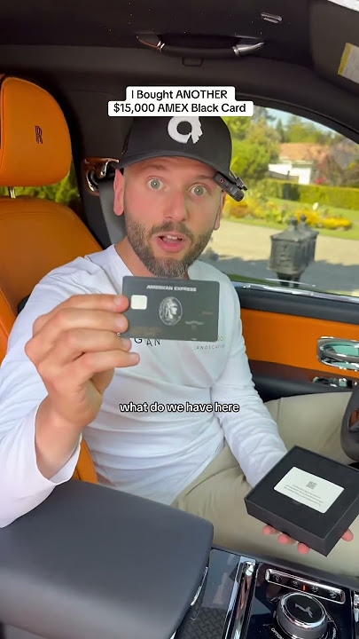 I Bought ANOTHER $15,000 AMEX Black Card… #Shorts