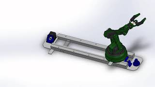 Solidworks 6-axis robotic arm
