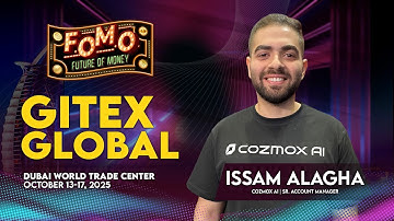 Issam Alagha of CozmoX AI at GITEX Global 2025