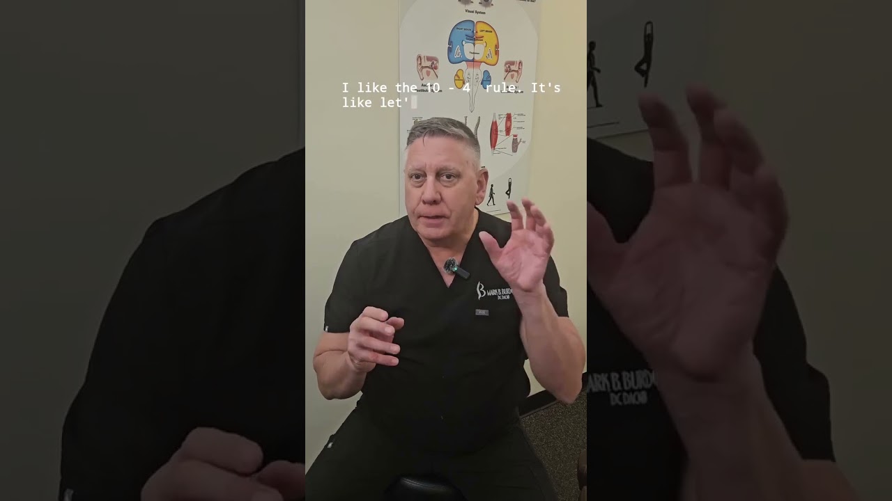 Dr Burdorf  10-4 rule #brainhealth #parkinsonsawareness #vagusnerve
