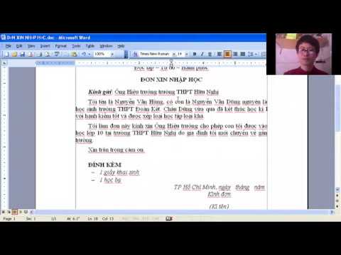 Video Tin học 10: Định dạng văn bản trong Word 2003 - YouTube