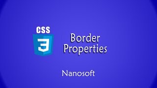 Learn CSS3 in urdu _ CSS Border all properties _ Lecture #6 _ Nanosoft