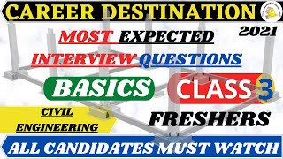 Foundation Interview Freshers Asked Questions Class 3 CAREER DESTINATION