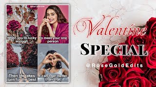 Valentine day special edit || Valentine special edit || Fanpage edit for Valentine day screenshot 4