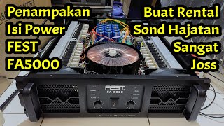 Penampakan Isi Power FEST FA5000 Kelas GB Harga Murah, Horeg Buat Sound Hajatan