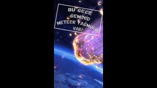 Geminid Meteor Yağmuru