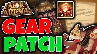 A lot of GEAR upgrades: T4, Resonance, QoL 1.85 PATCH // AFK ARENA