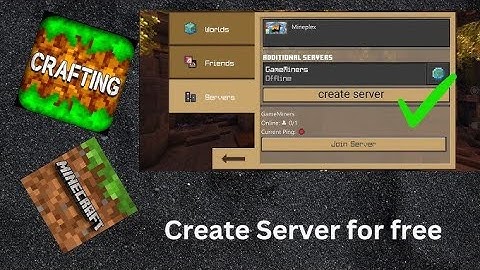 “Create Server for ALL PLAYERS 🔥 | Java + PE + Cracked + Crafting & Building (Free)”