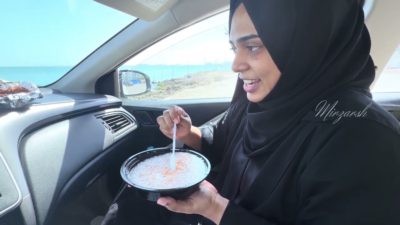 കടൽ കണ്ടുകൊണ്ട് കഞ്ഞി കുടിക്കാം പോരുന്നോ?! 🌊😋📈-Mirzarsh couple vlog❤️