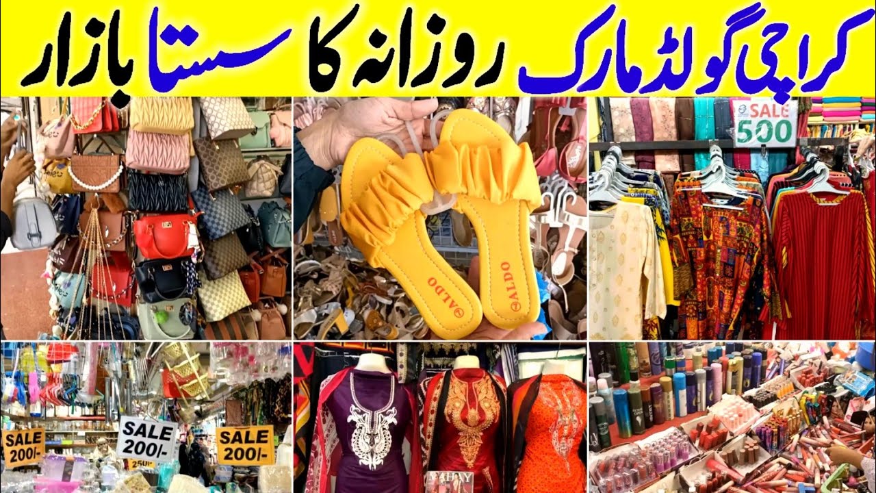 Gold Mark Karachi Footwear,bag, Makeup & Fancysuit Shopping
