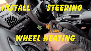 How to Install  BMW Steering Wheel Heating