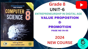 VALUE PROPOSITION AND PROMOTION |UNIT 6 GRADE 8 ENTREPRENEURSHIP IN DIGITAL AGE|COMPUTER SCIENCE NBF