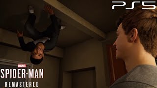 Miles Tells Peter His Secret (Mid Credit Scene) | Spider-Man Remastered PS5