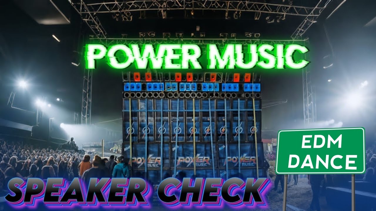 Power Music Speaker Chake🤜🏻+ Edm Dance 😎