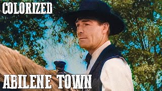 Abilene Town | COLORIZED | Randolph Scott | Action | Western Movie