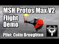 Msh protos max v2  indoor flight demo  crash