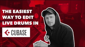 Easiest Way To Edit Live Drums In Cubase