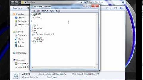 Batch Scripting #3 - Editing Variables From Other Batch Files