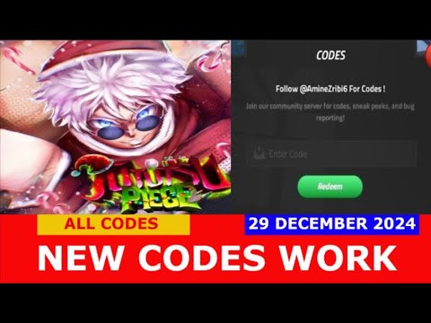 *ALL CODES WORK* [Sukuna + Gojo V2s 💥] Jujutsu Piece ROBLOX | DECEMBER ...
