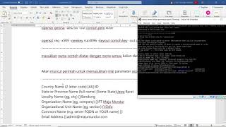 konfigurasi SSL (HTTPS) DI ubuntu server 20.4 (BACA DESKRIPSI)