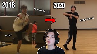 My *INSANE* 3-year Kpop Dance Transformation!! | Reacting to my Dance Progress 2021
