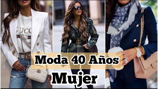 MODA PARA MUJER 40 AÑOS OUTFITS OTOÑO INVIERNO 2023🍂TENDENCIAS ROPA DE MODA OTOÑO INVIERNO screenshot 1