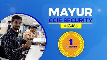 Network Bulls: Mayur CCIE#63466, cleared his CCIE Security Written & Lab Exam in the 1st Attempt
