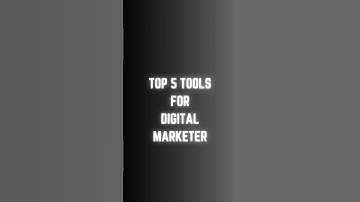 🎯 Top 5 AI Tools Every Digital Marketer Must Use in 2025! | #AITools #MarketingTips #Shorts