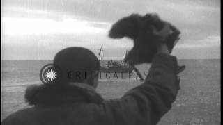 Japanese Sail ship sails near Yokosuka, Japan. HD Stock Footage