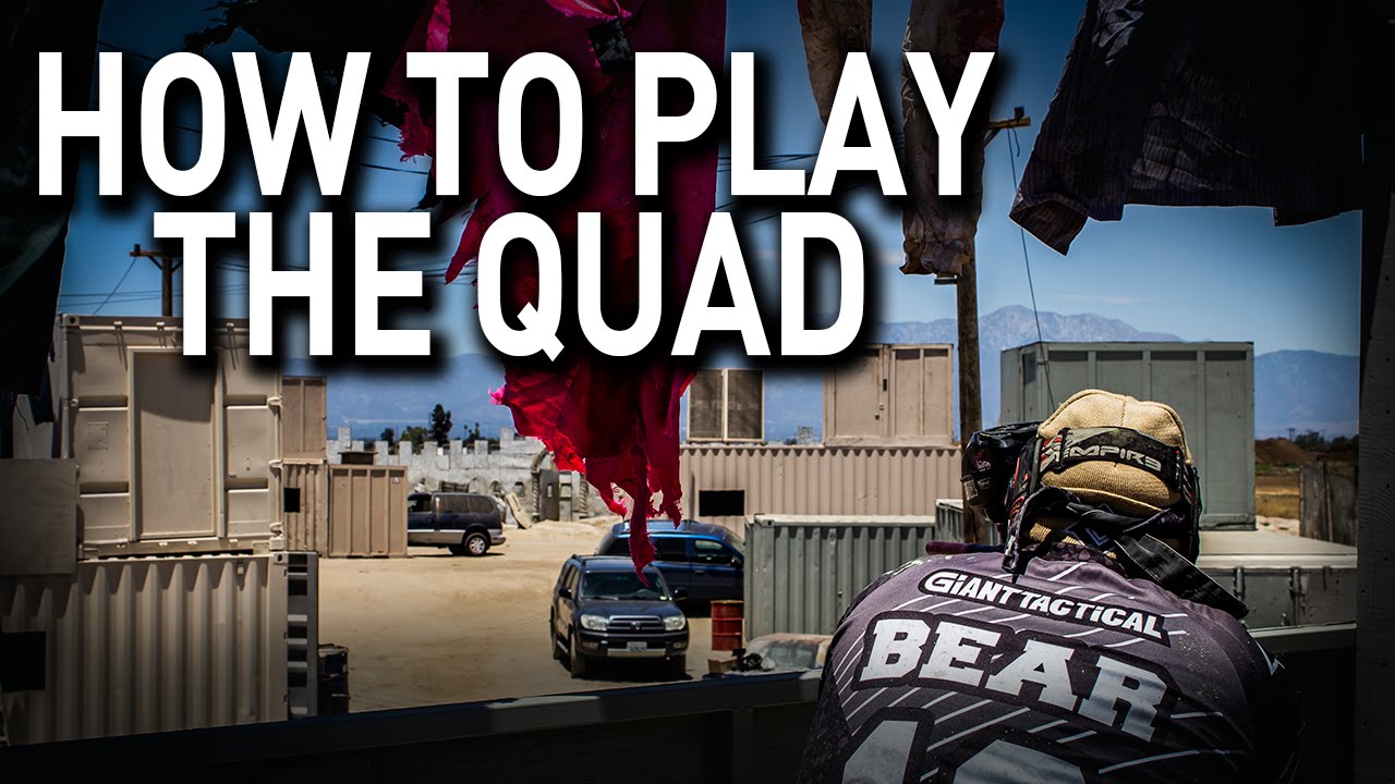 How to play paintball how to play a quad with buildings bear