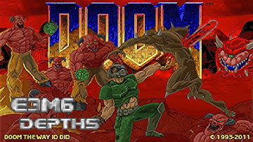 Doom the Way id Did - E3M6: Depths (100%) [DOSBox]
