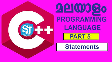 Statements in C++ programming language  | Malayalam C++ Programming Language