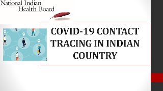 NIHB Webinar: Contact Tracing in Indian Country 7/10/20