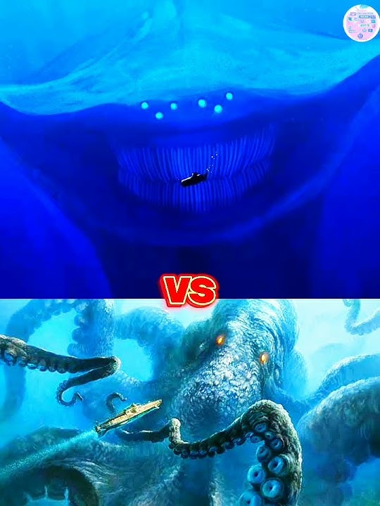 kraken vs el gran maja°anger fish°giant moray eel°hippocampus #shorts #viral #monster #music #the 💥